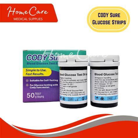 CODY Sure Glucose Strips 50's .